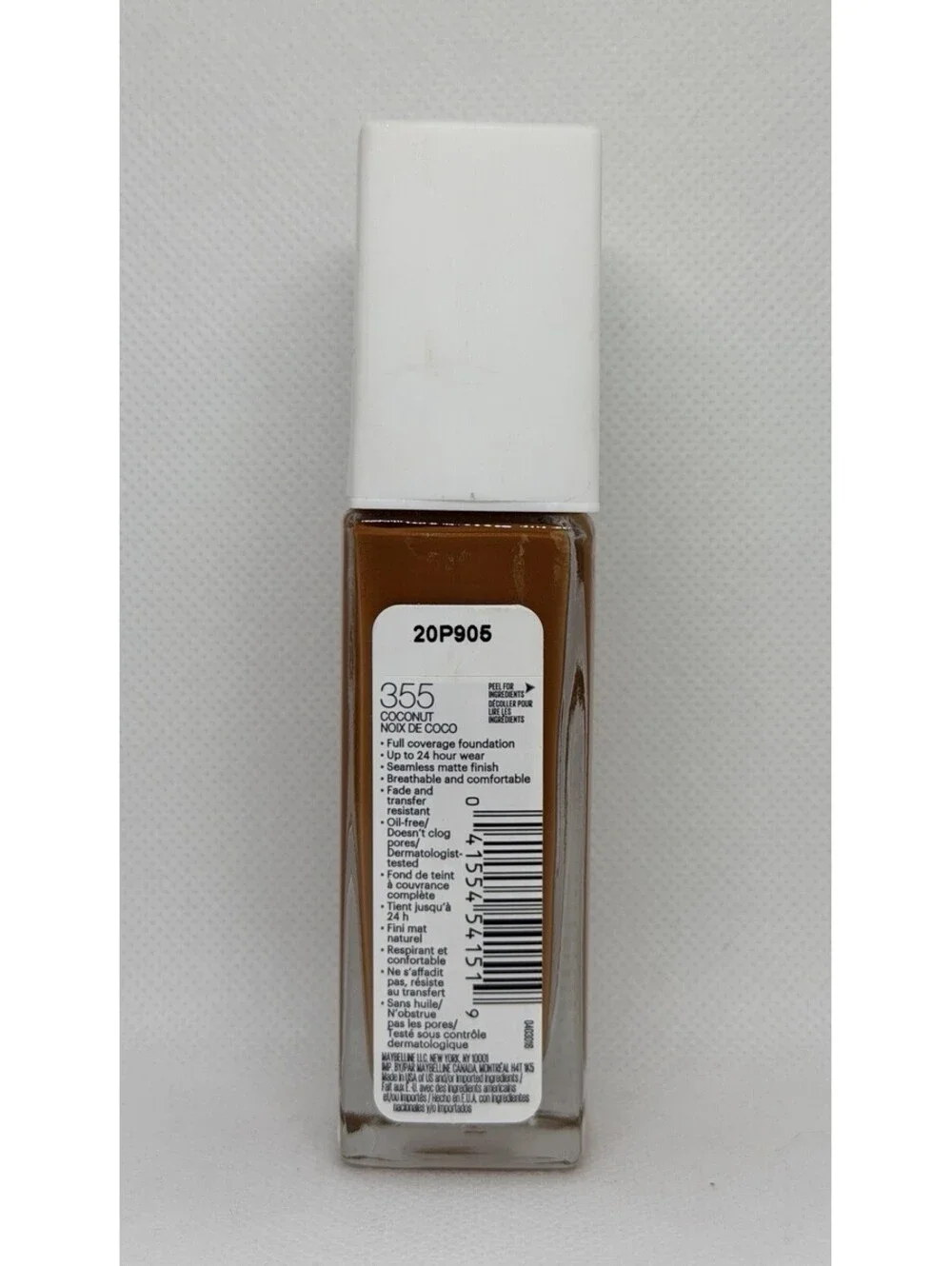 Maybelline Superstay 24 Hour Full Coverage Foundation 355 Coconut
